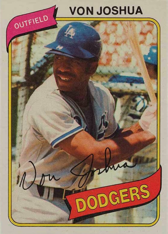 1980 Topps Von Joshua #209 Baseball Card