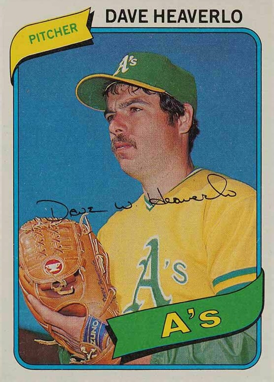 1980 Topps Dave Heaverlo #177 Baseball Card