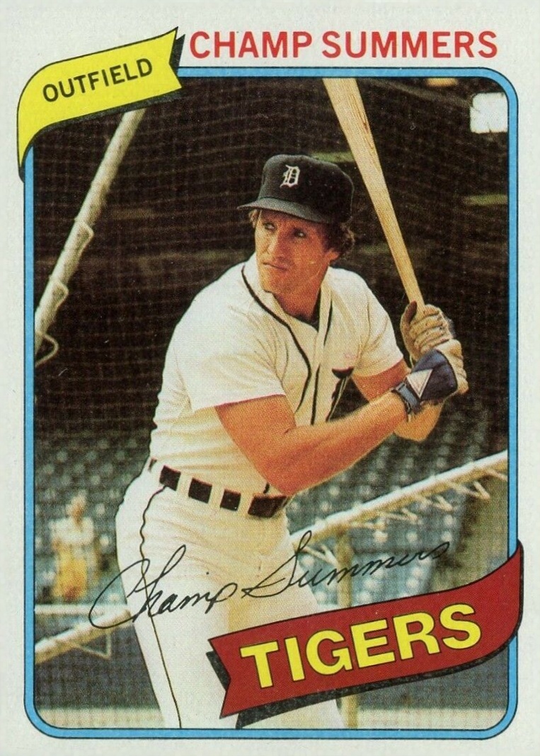 1980 Topps Champ Summers #176 Baseball Card