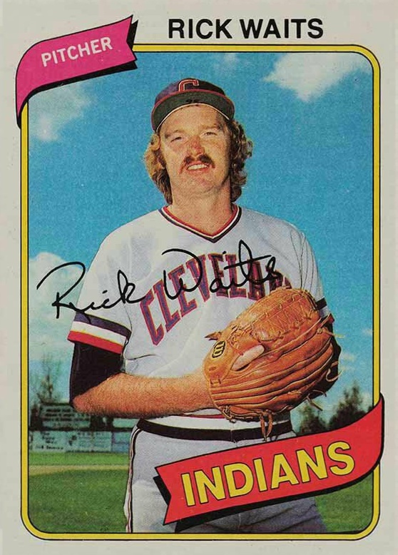 1980 Topps Rick Waits #168 Baseball Card