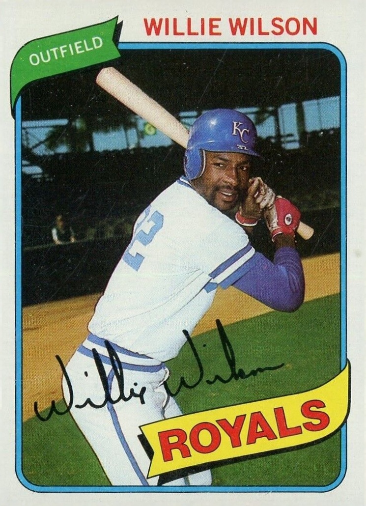 1980 Topps Willie Wilson #157 Baseball Card