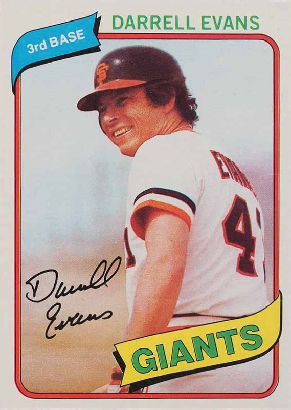 1980 Topps Darrell Evans #145 Baseball Card