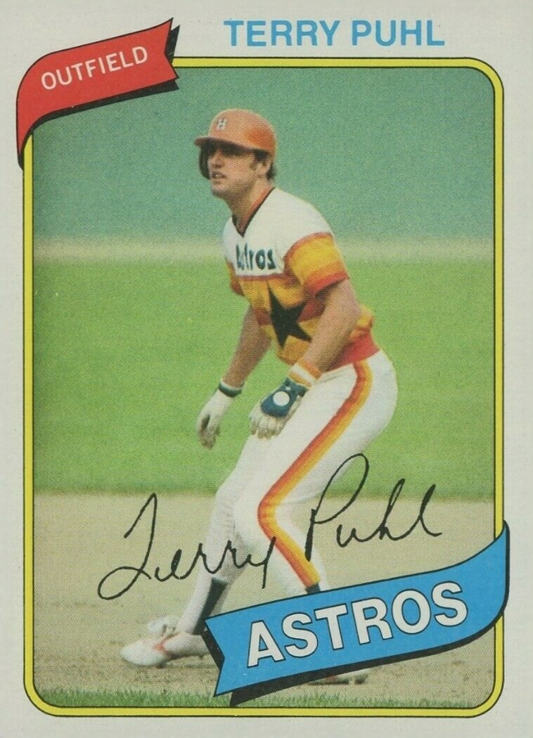 1980 Topps Terry Puhl #147 Baseball Card