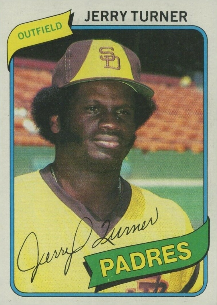 1980 Topps Jerry Turner #133 Baseball Card