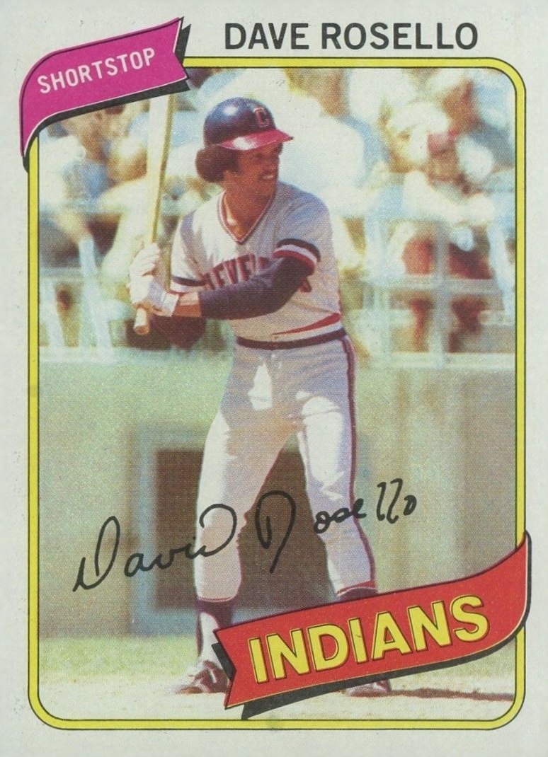 1980 Topps Dave Rosello #122 Baseball Card