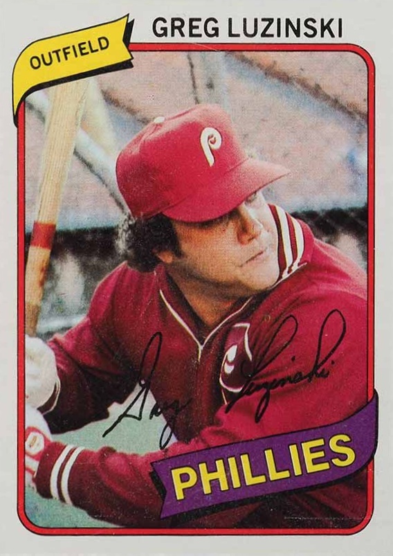 1980 Topps Greg Luzinski #120 Baseball Card