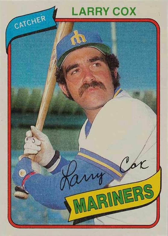 1980 Topps Larry Cox #116 Baseball Card