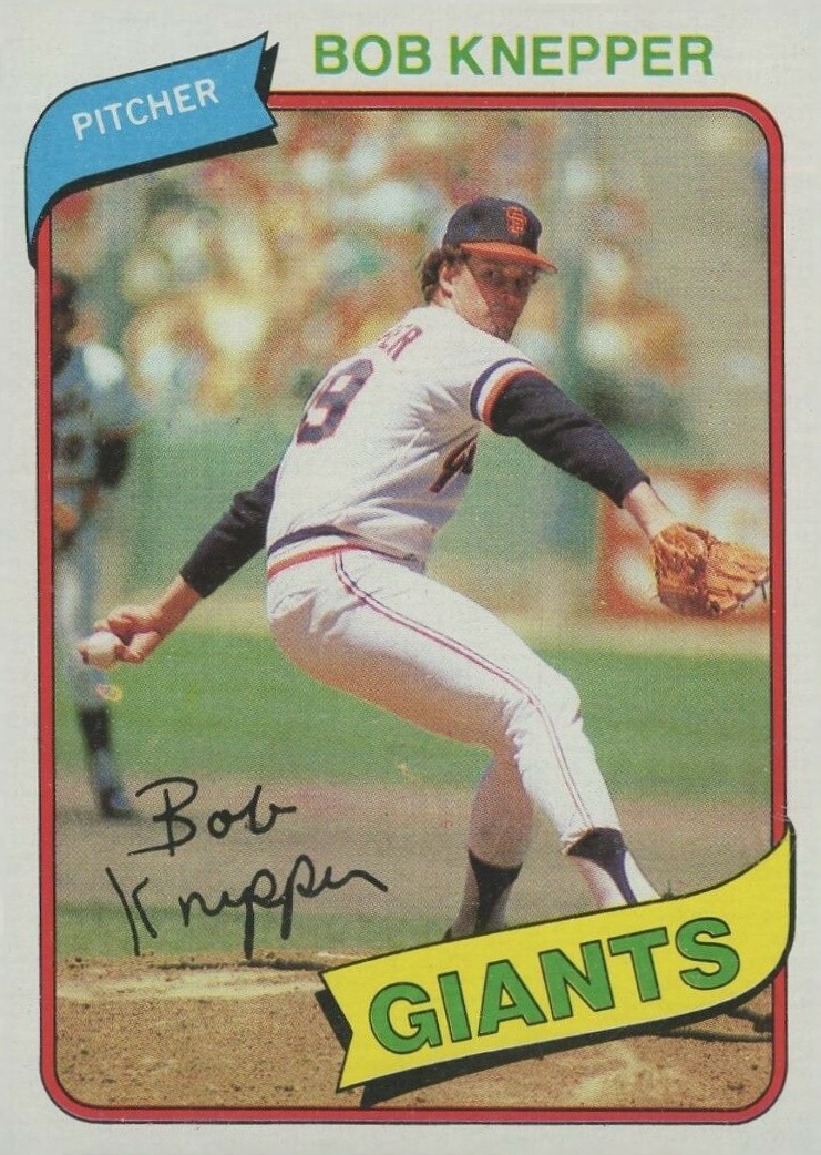 1980 Topps Bob Knepper #111 Baseball Card