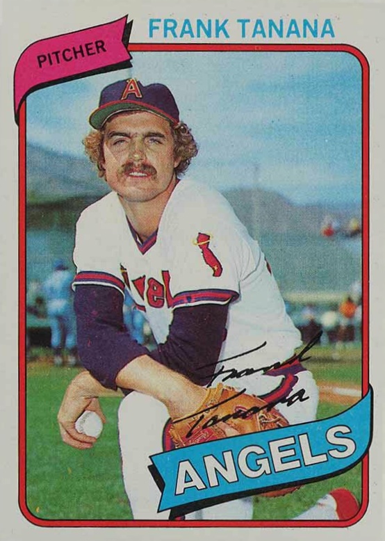 1980 Topps Frank Tanana #105 Baseball Card
