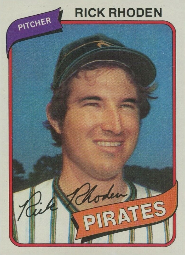 1980 Topps Rick Rhoden #92 Baseball Card
