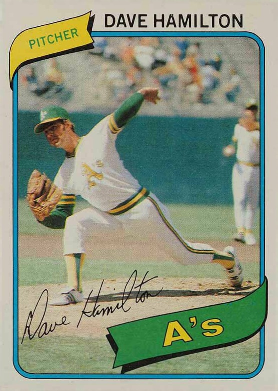 1980 Topps Dave Hamilton #86 Baseball Card