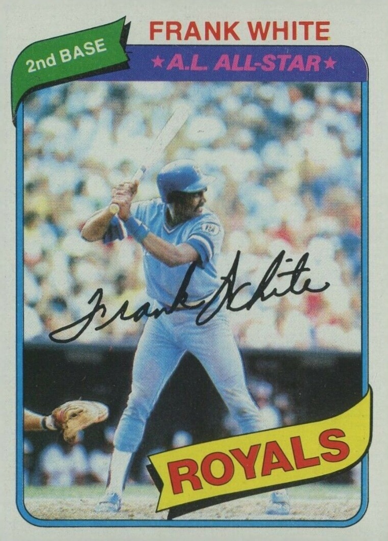 1980 Topps Frank White #45 Baseball Card