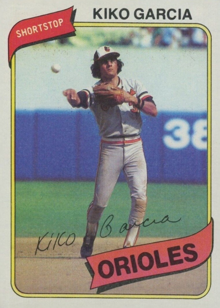 1980 Topps Kiko Garcia #37 Baseball Card