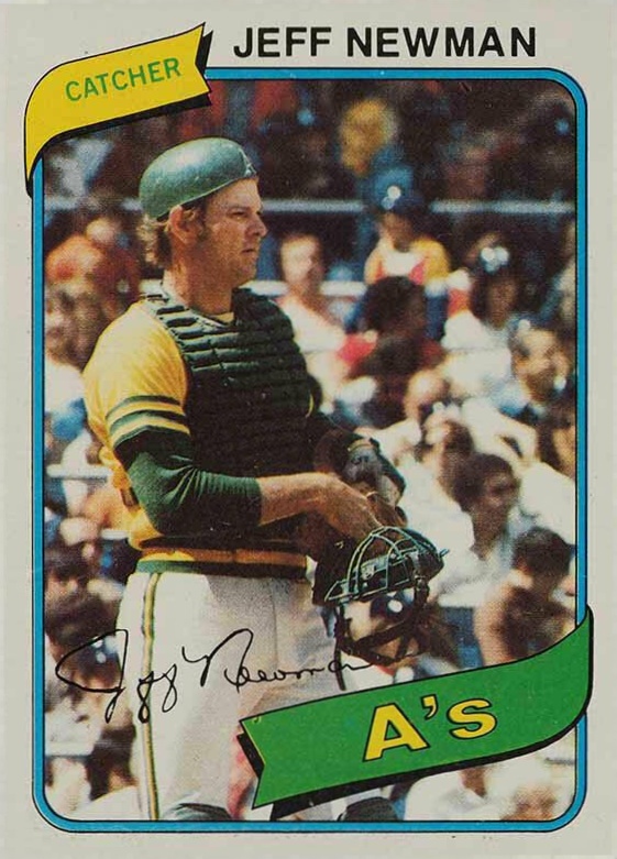1980 Topps Jeff Newman #34 Baseball Card