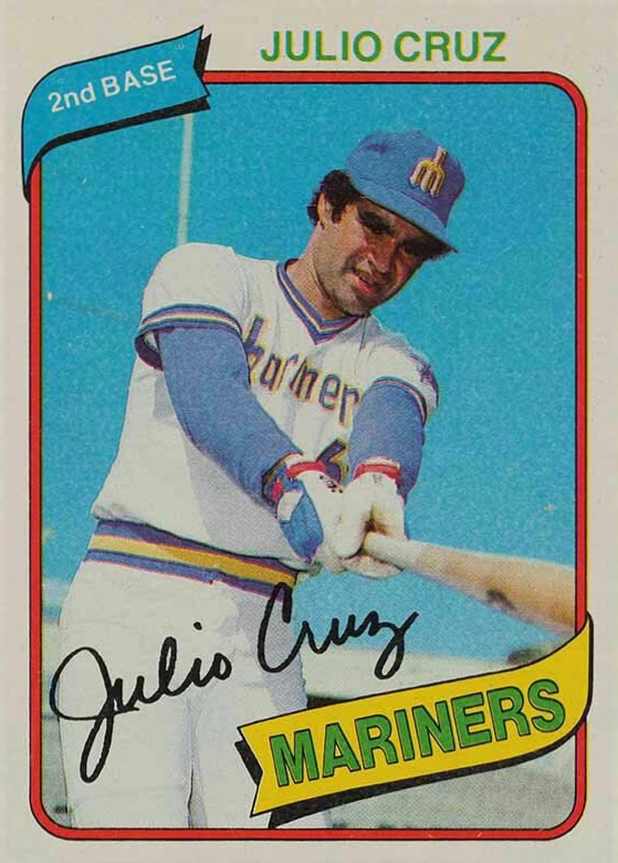 1980 Topps Julio Cruz #32 Baseball Card