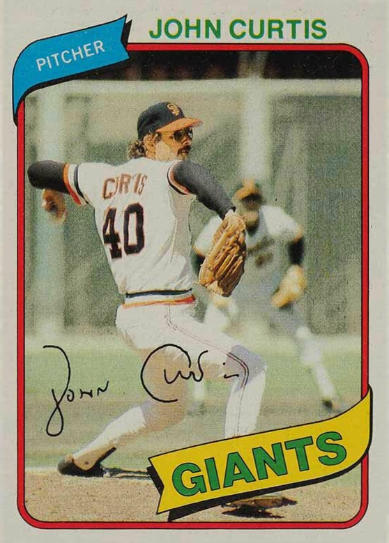 1980 Topps John Curtis #12 Baseball Card