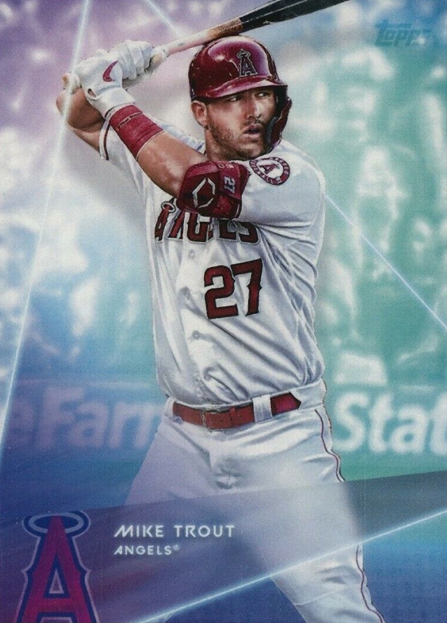 2020 Topps X Steve Aoki Mike Trout #1 Baseball Card