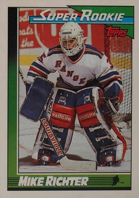 1991 Topps Mike Richter #11 Hockey Card
