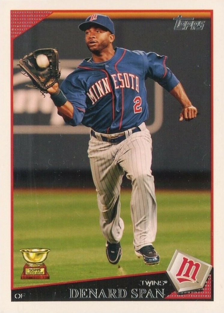 2009 Topps Denard Span #212 Baseball Card