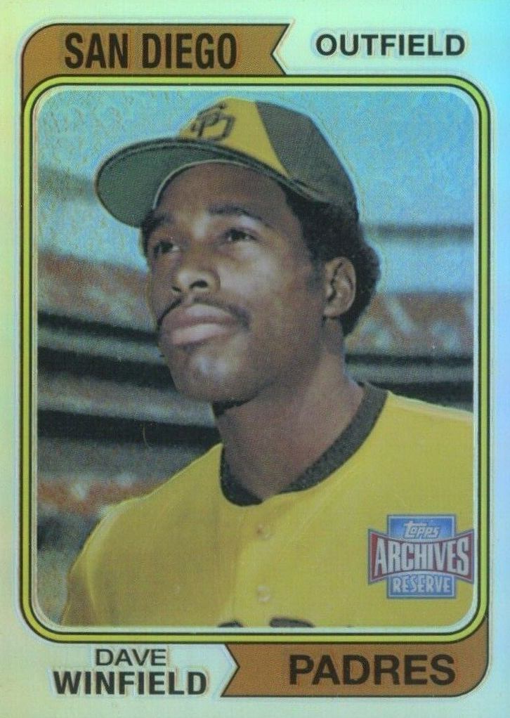 2001 Topps Archives Reserve Dave Winfield #83 Baseball Card