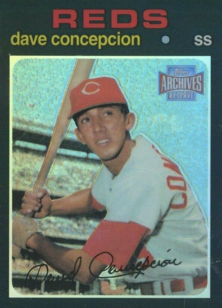 2001 Topps Archives Reserve Dave Concepcion #19 Baseball Card