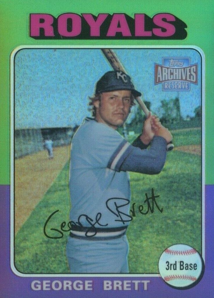 2001 Topps Archives Reserve George Brett #9 Baseball Card