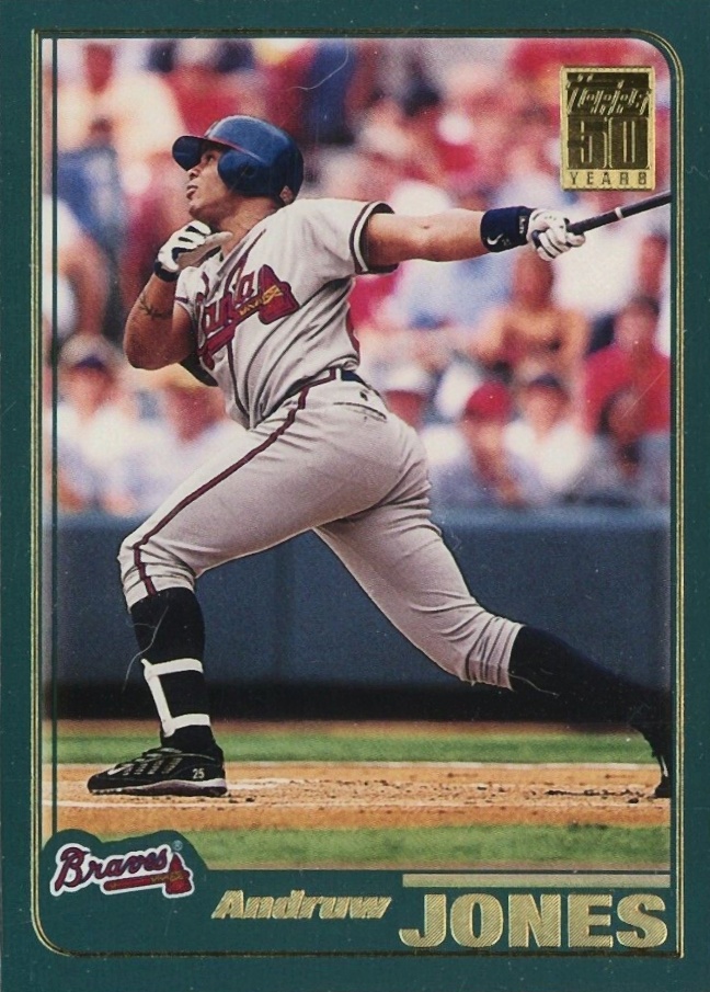 2001 Topps Andruw Jones #602 Baseball Card