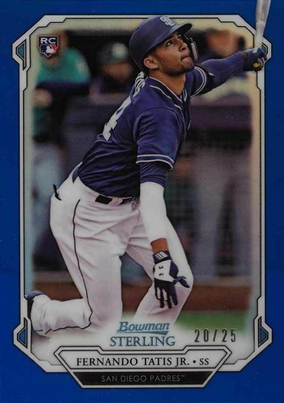 2019 Bowman Sterling Fernando Tatis Jr. #BSR73 Baseball Card