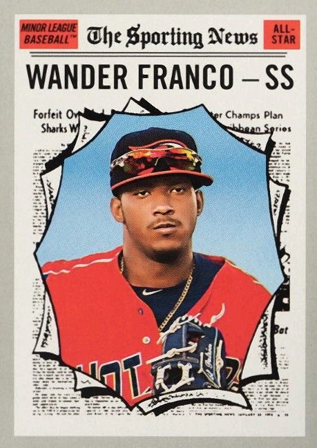 2019 Topps Heritage Minor League Wander Franco #190 Baseball Card