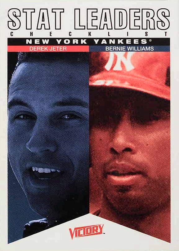 2000 Upper Deck Victory Bernie Williams/Derek Jeter #330 Baseball Card