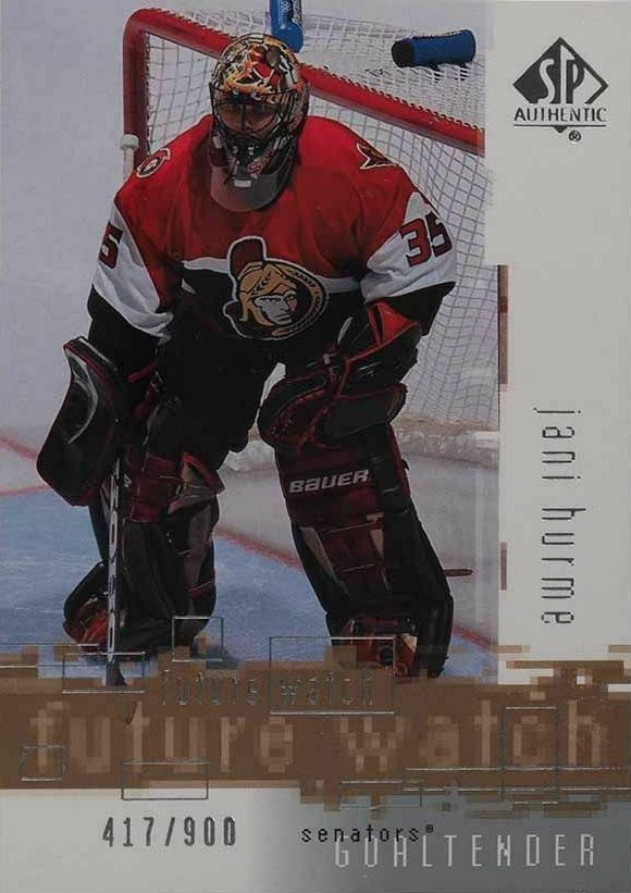 2000 SP Authentic Jani Hurme #116 Hockey Card