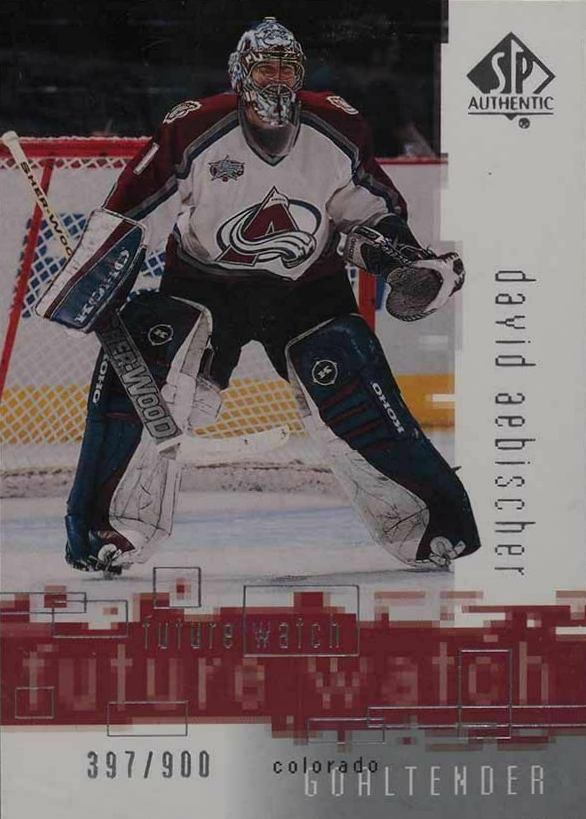 2000 SP Authentic David Aebischer #98 Hockey Card