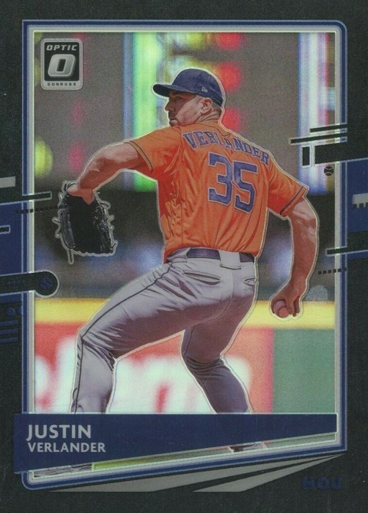 2020 Panini Donruss Optic Justin Verlander #157 Baseball Card