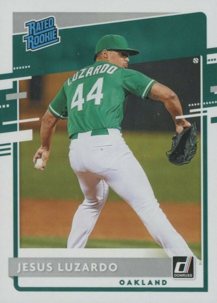 2020 Panini Donruss Jesus Luzardo #34 Baseball Card