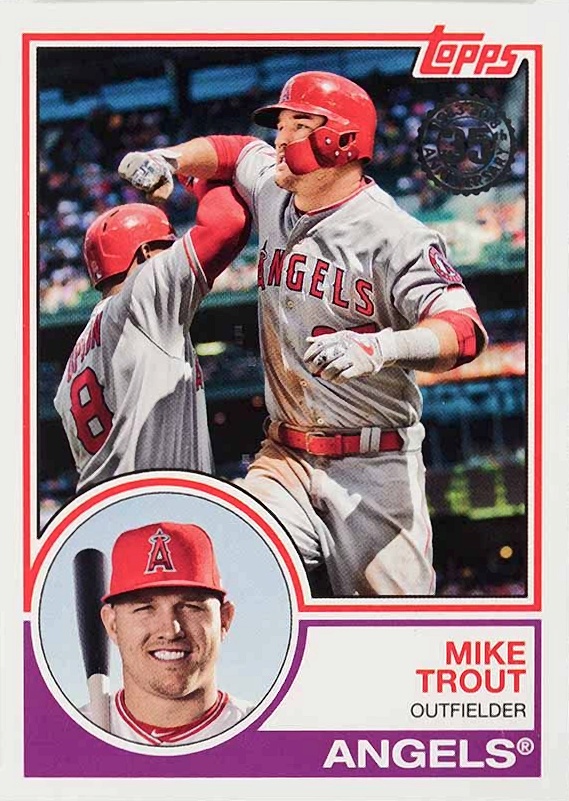 2018 Topps Update 1983 Topps Baseball Mike Trout #83-42 Baseball Card