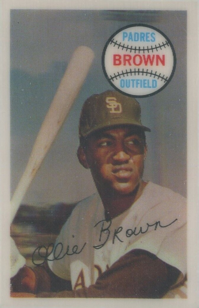 1970 Kellogg's Kelloggs Ollie Brown #55 Baseball Card