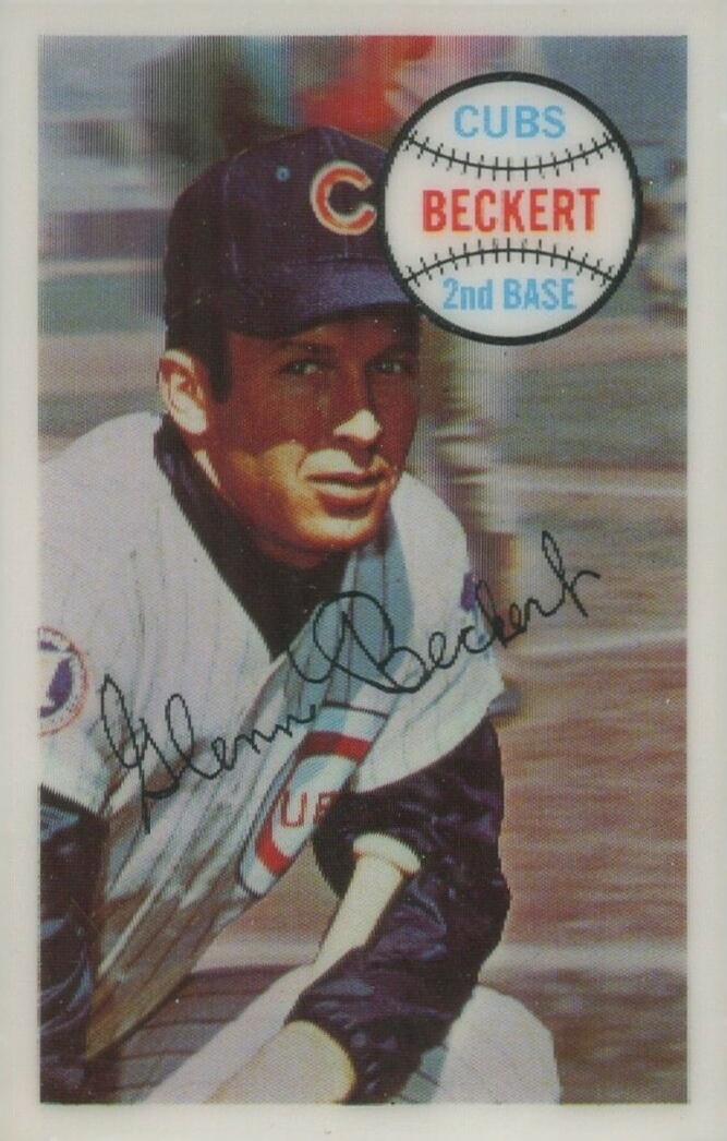 1970 Kellogg's Kelloggs Glenn Beckert #43 Baseball Card