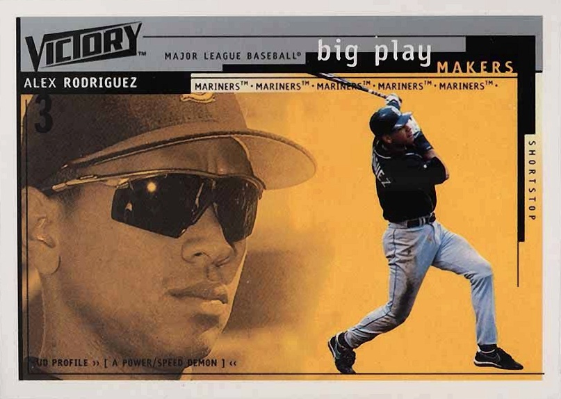 2000 Upper Deck Victory Alex Rodriguez #385 Baseball Card