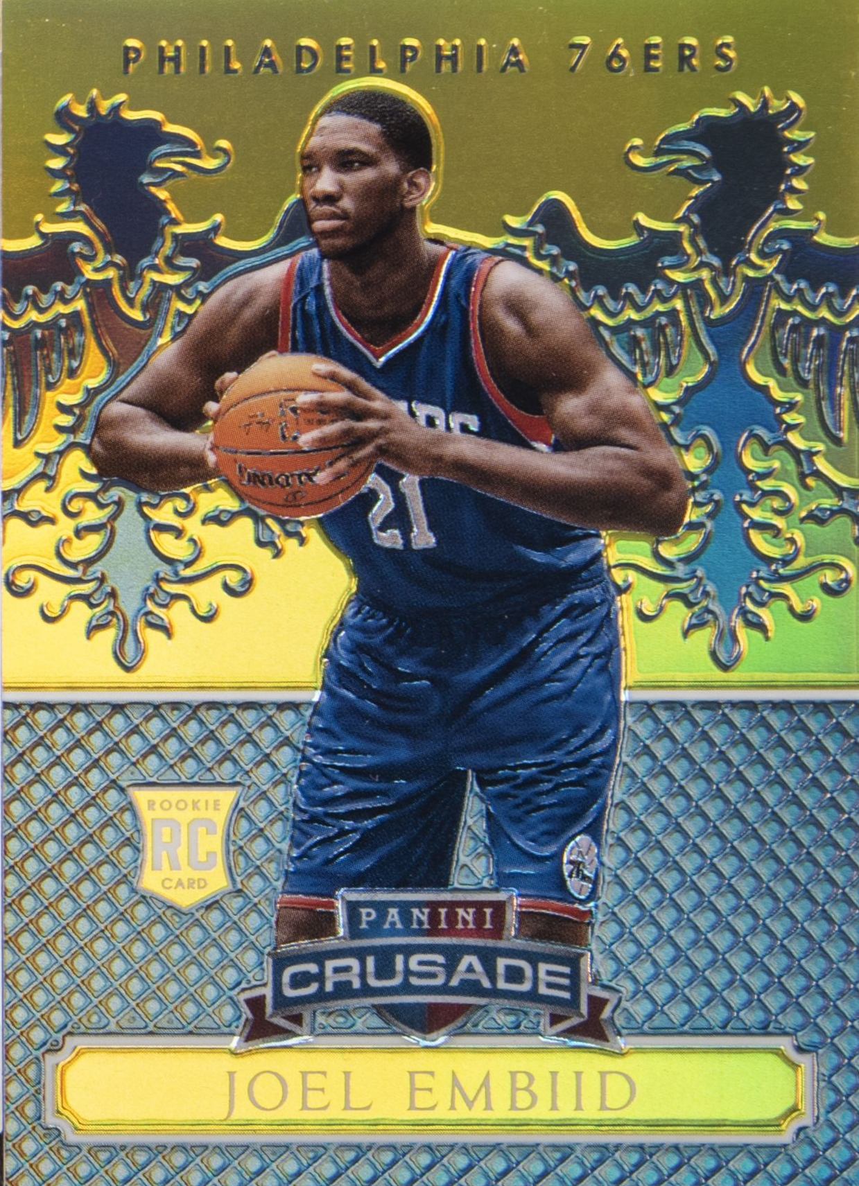 2014 Panini Excalibur Crusade Joel Embiid #173 Basketball Card