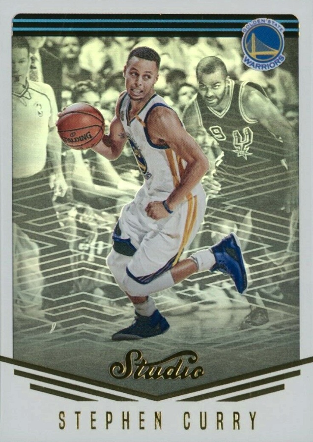 2016 Panini Studio Stephen Curry #1 Basketball Card