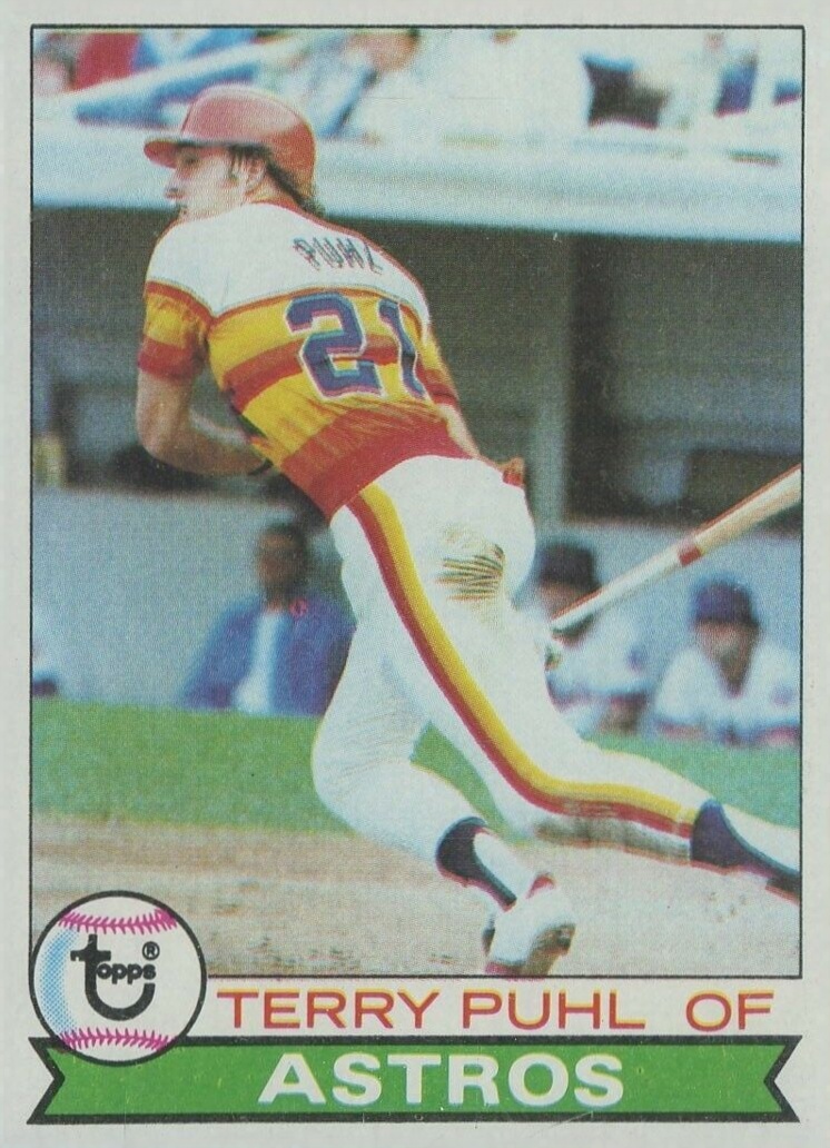 1988 Fleer Update #90 Terry Puhl VG Houston Astros - Under the