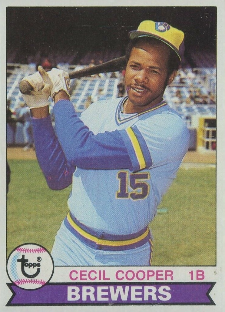 1979 Topps Cecil Cooper #325 Baseball Card