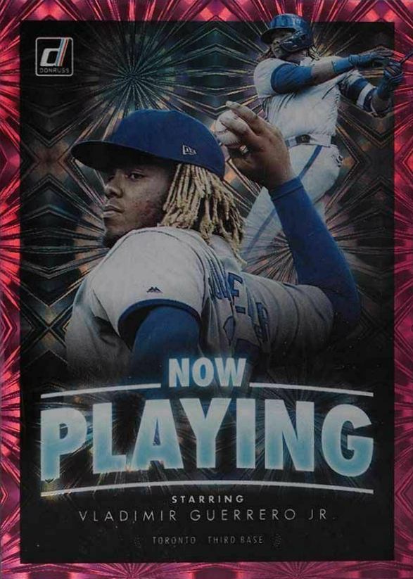 2020 Panini Donruss Now Playing Vladimir Guerrero Jr. #NP1 Baseball Card