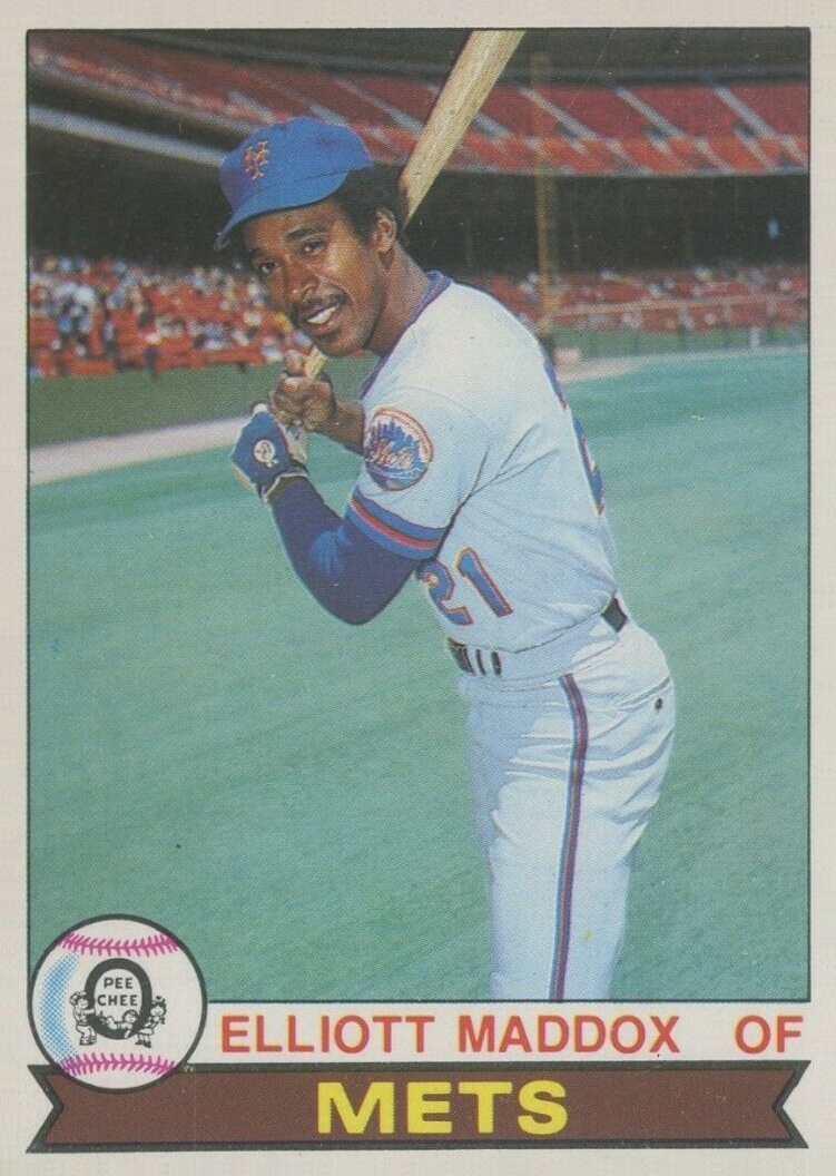 1979 O-Pee-Chee Elliott Maddox #28 Baseball Card