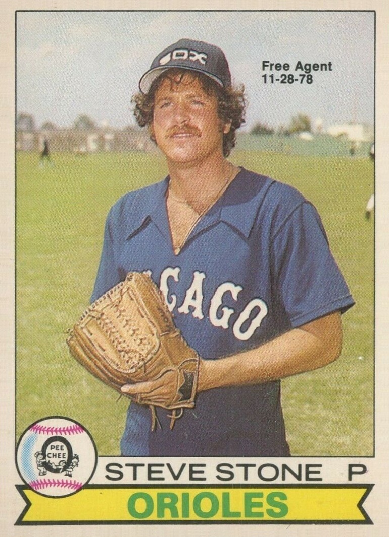 1979 O-Pee-Chee Steve Stone #115 Baseball Card