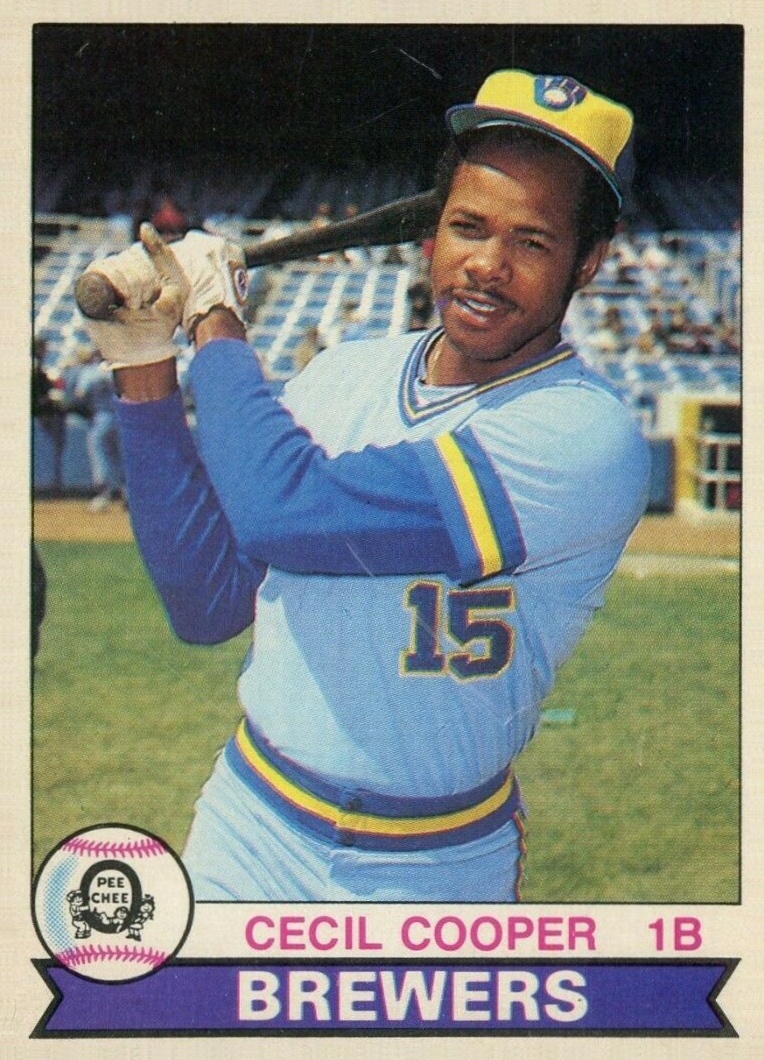 1979 O-Pee-Chee Cecil Cooper #163 Baseball Card