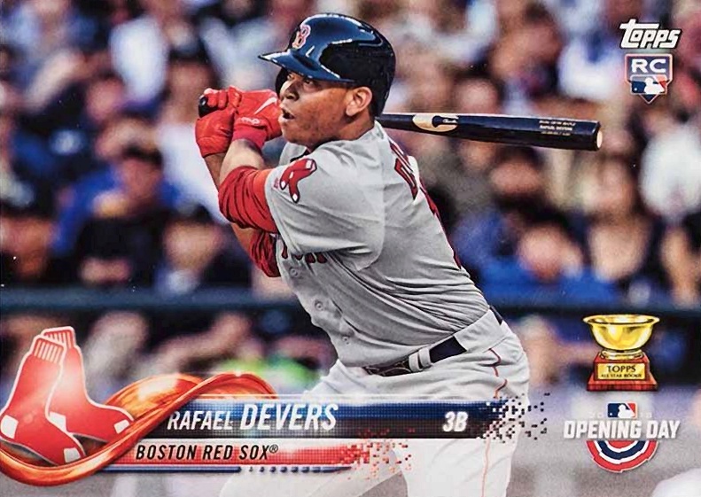 2018 Topps Opening Day Rafael Devers #2 Baseball Card