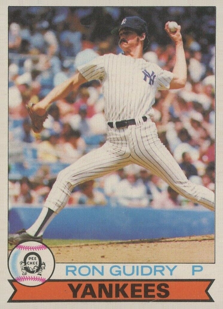 Ron Guidry Signed Yankees 14x18 Custom Matted 1988 Topps Big #50