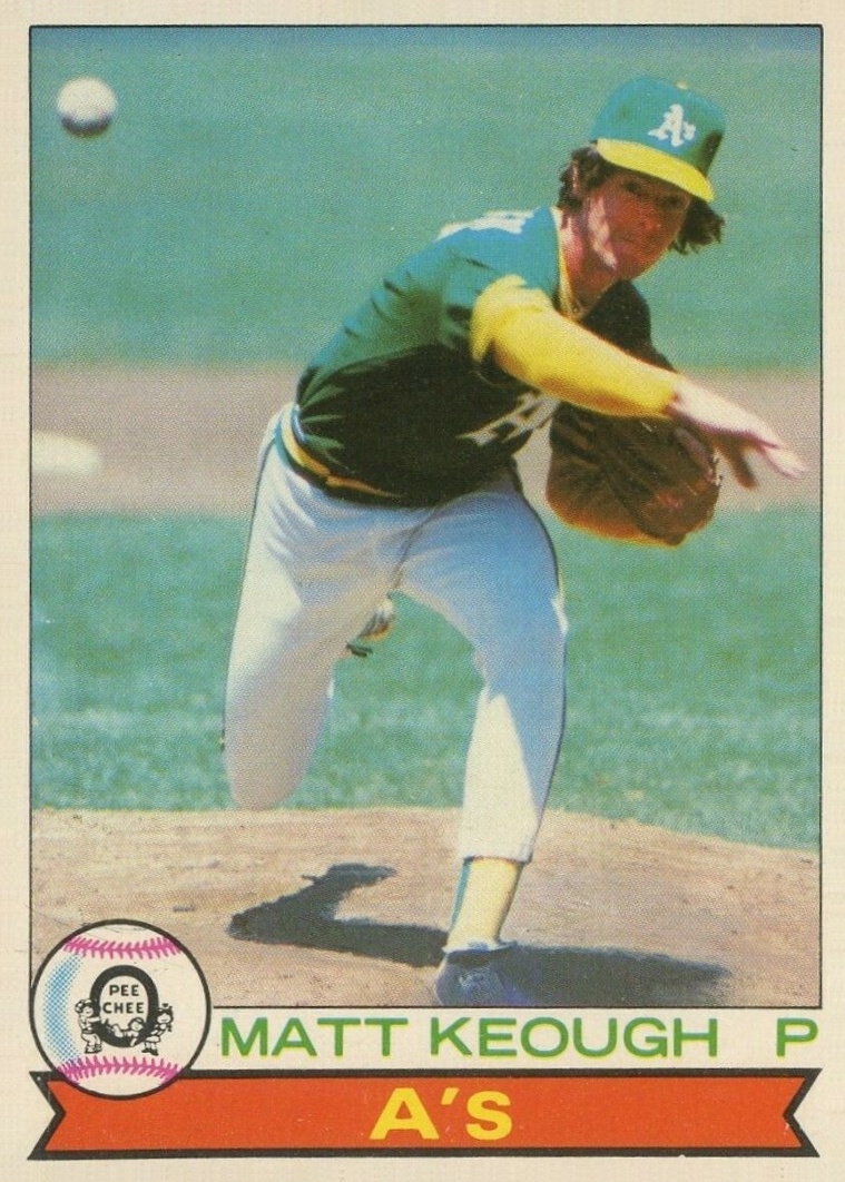 1979 O-Pee-Chee Matt Keough #284 Baseball Card