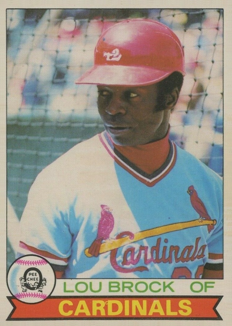 1979 O-Pee-Chee Lou Brock #350 Baseball Card